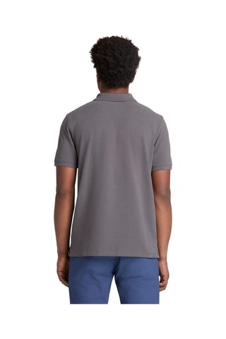 Timberland Millers River Pique Erkek T-shirt-32639 Gri