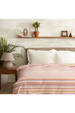 Karaca Home Montre Peştemal Çift Kişilik Pike Turuncu