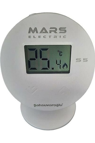 Mars S5 Beyaz Kablosuz Oda Termostadı