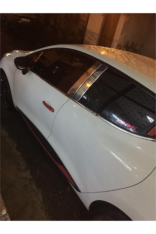 Renault Clio 4 Krom Kapı Direği 2012 Sonrası 6 Parça Cam Direği