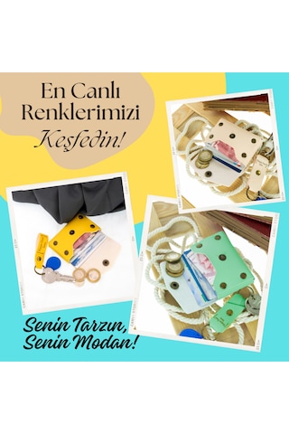 Miaju Açık Yeşil, Aşk Sevgi Huzur Yazılı İsme Özel, Cüzdan Ve Anahtarlık Set, Kendine, Arkadaşına Hediye Açık Yeşil