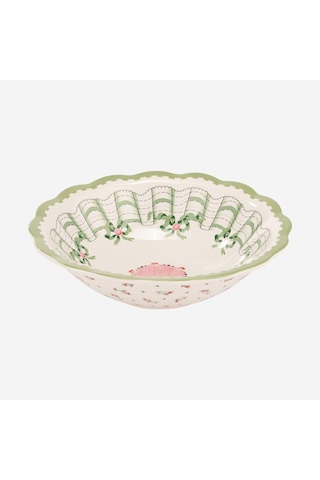 Cath Kidston Yeşil Porselen Kase 20 Cm