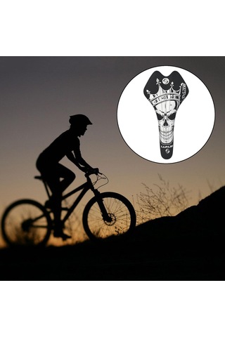 Homyl Yol Bisikleti Eyer Yarış Spor Dağ Yumuşak Yastık Gümüş Gümüş