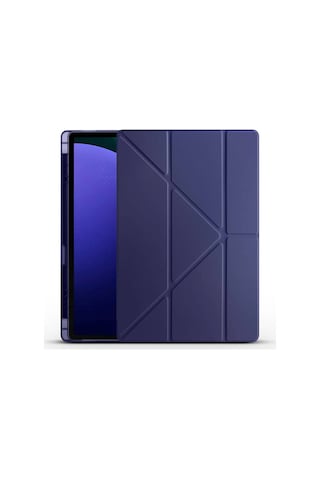 Samsung Galaxy Uyumlu Tab S9 Ultra Kılıf / Tab S8 Ultra Kalem Bölmeli Standlı Uyku Modlu Akıllı Kılıf Kapak Kılıf