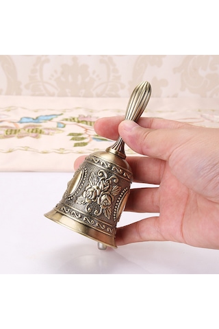 Altın Masa Zili. El Zili. Yüksek Ses. Okul Resepsiyonu. Noel.