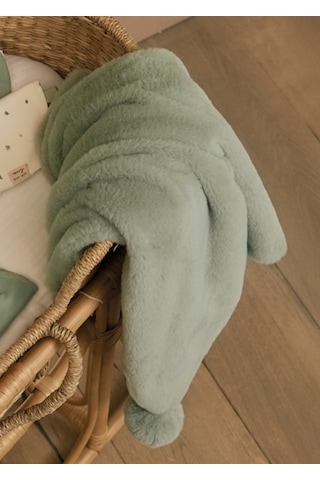 Mayoral Yeşil Peluş Bebek Battaniyesi 9955 Yeşil