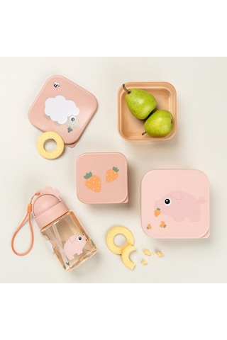 Done By Deer - Tiny Farm - 3'lü Saklama Kabı - Pembe