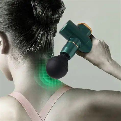Esert Massage Gun Sessiz Ve Güçlü Kas Masaj Aleti 4 Başlık, Usb Şarjlı, Taşınabilir Masaj Cihazı siyah