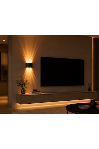 Cata Ct 8011 Haiti 10w Dış Mekan Led Aplik 2700k Amber Siyah