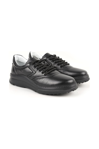 Libero Lz4506 Dikiş Detaylı Antik Görünümlü Kalın Hafif Eva Taban Kadın Sneaker Siyah