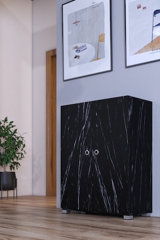 Prenses Çok Amaçlı Ayakkabı Erzak Mutfak Banyo Dolabı Siyah