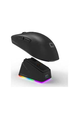 Quantum Gaming Fluxmouse G13 Pro 1000hz Paw3311 Rgb Şarj İstasyonlu 22.000 Dpı Kablosuz Siyah Gaming Mouse