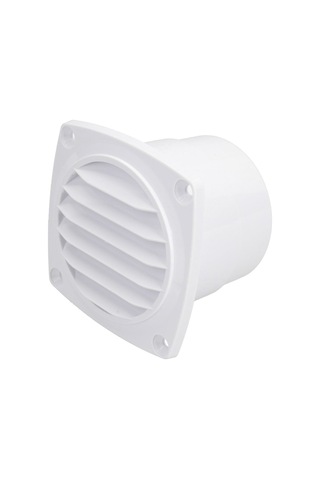 Tekne/Karavan Havalandırma Izgarası 65-70mm Beyaz