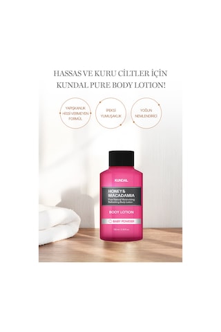 Kundal Honey & Macadamia Pure Body Lotion Baby Powder 100 ML