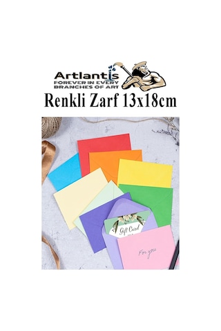 Açık Yeşil Zarf 13x18 Cm 100 Adet Açık Yeşil Mektup Zarfı Davetiye Zarfı Kartpostal Çekiliş Hediye Zarfı
