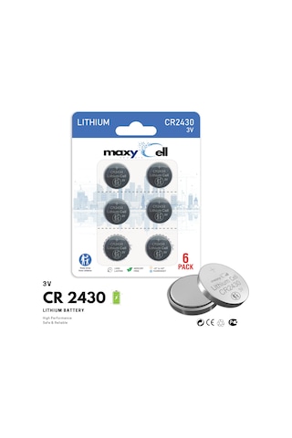 Maxycell 6 Adet 2430 Cr2430 Dl2430 3v Lityum Madeni Para Pilleri Maxycell 6 Adet 2430 Cr2430 Dl2430 3v Lityum Madeni Para Pilleri