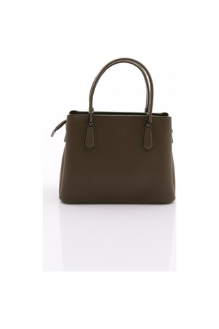 Dgn 549 Kadin Çiçek Süslemeli Fermuarli Çanta 549-2323-R0641 Haki