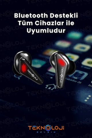 Teknoloji Gelsin K-98 RGB Bluetooth 5.4 Oyuncu Kulaklığı