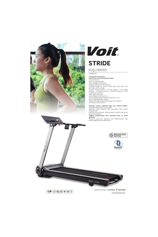 Voit Strıde Otomatik Eğimli Koşu Bandı