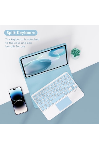 Vkemall Renkli Abs Malzemeden Bluetooth Qwerty Klavye - 5 Milyon Tuş Ömrü, 80 Gün Bekleme Süresi