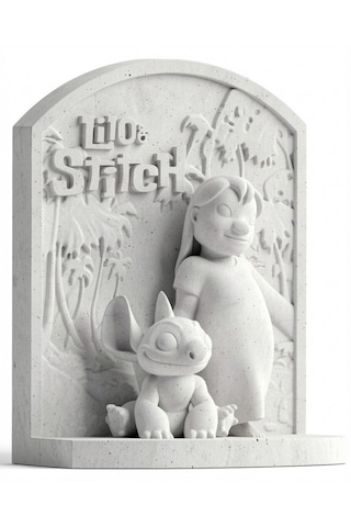 Lilo Ve Stich Set Taş Biblo Çocuk Boyama Etkinliği