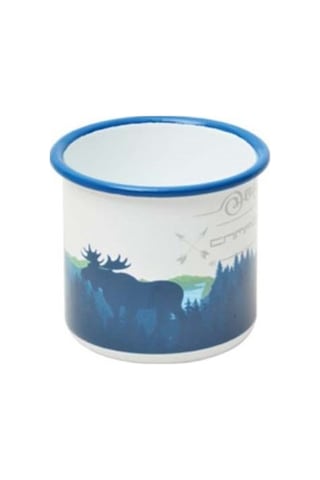 Campout Emaye Kupa - Beyaz Doğa