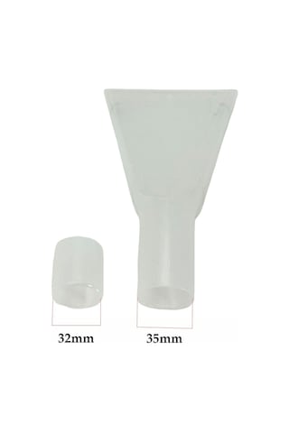 Koltuk Ve Halı Yıkama Su Emici Vakum Başlığı Şeffaf Aparat 32-35mm