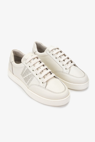 Valmenti Kadın Hakiki Deri Bej Sneakers & Spor Ayakkabı 1116 1362-33 Bn Ayk Y25 Bej Fltr Bej