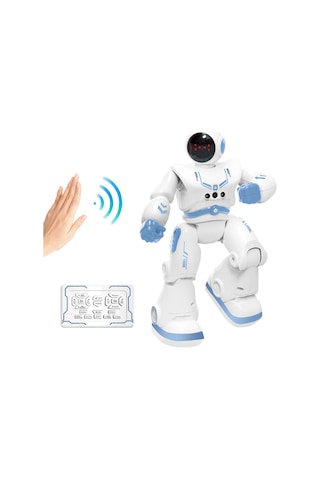 Uzaktan Kumandalı Şarjlı Sesli Işıklı Sensörlü Full Fonksiyon Robot Smart