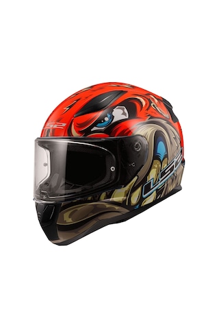 Kapalı Kask Ls2 Rapıd 2 Spox Kırmızı Gri 3xl Çok Renkli 3XL