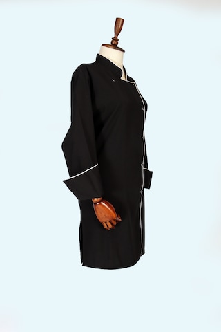 Maruf Tekstil Tunik Tesettür Yüksek Kalite Aşçı Ceket 48 Siyah