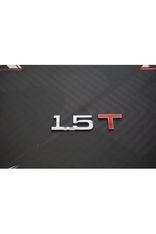 Audi 1.5 T Bagaj Krom Metal 3M 3D Yazı Logo