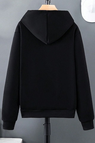 Uyguntarz Boğa Baskılı Erkek - Kız Çocuk Rahat Kalıp Sweatshirt Siyah