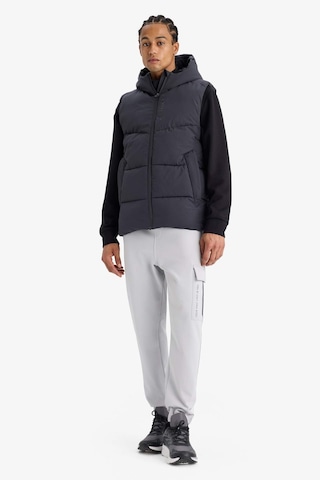 Defacto Defactofit Regular Fit Kapüşonlu Su Geçirmez Fermuarlı Şişme Yelek E9216ax25auar214 Antrasit