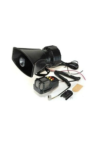 Carub 3 Sesli 12V-40W Mikrafanlu Siren