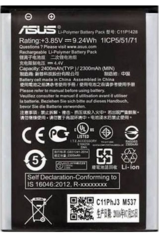 Asus Zenfone 2 Laser 5.0 C11P1428 Ze500Kl Batarya Pil+Tamir Set