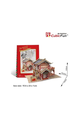 Cubic Fun 3D 29 Parça Puzzle Çin Tavernası 3131H