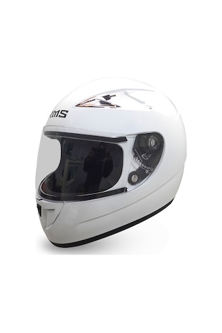 Rms Kapalı Kask 1987 Parlak Beyaz