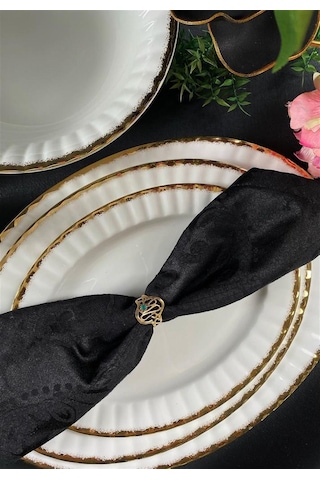 Monno English Bone Oro Gold 59 Parça 12 Kişilik Yemek Takımı
