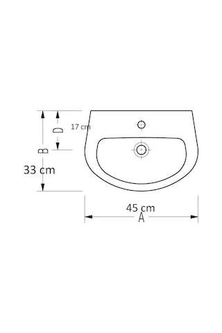 Serel Friendly Lavabo 45x33 Cm - 6744tds110h Diğer