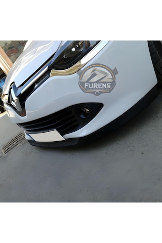 Renault Clio 4 2012-2020 Uyumlu H Lip Esnek Ön Lip 2 Parça Karlık Ön Ek Tampon Altı Dill