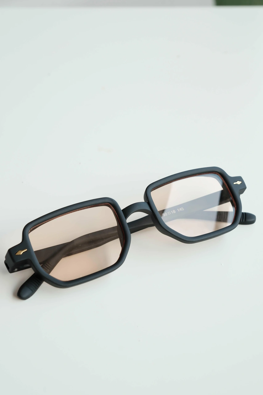 Royal Eyewear Re1022 Mat Siyah Güneş Gözlüğü Siyah - Mavi