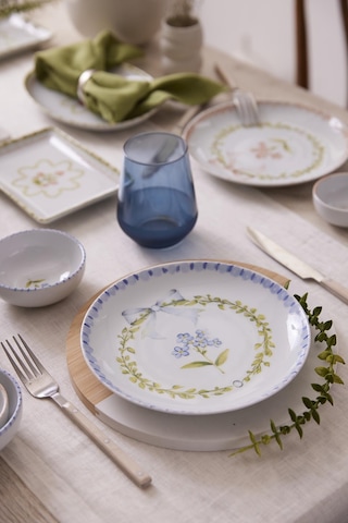 Kütahya Porselen Romance 14 Parça 6 Kişilik Kahvaltı Takımı 417663 Çok Renkli