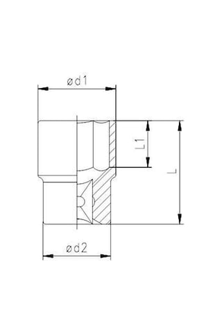 Mey İthalat Elta 1115 1/2'' Lokma Anahtar 27 Mm