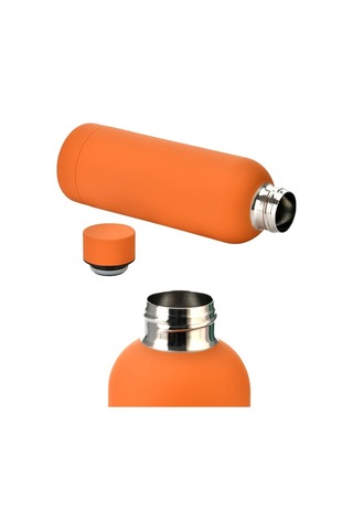 Paslanmaz Çelik Dış Mekan Mat Su Şişesi Taşınabilir Spor Su Kupası Kauçuk Boya Yalıtım Kupası Yeşil Beyaz