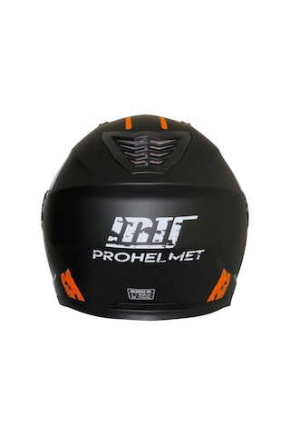 Motoanl Güneş Vizörlü Ece 22.06 Sertifikalı Yeni Sezon Çene Açılır Kask V2 Orange Turuncu