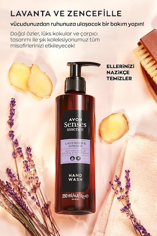 Avon Senses Essence Lavender & Ginger Lavanta Ve Zencefil Kokulu
