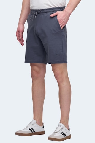 Slazenger Vardah 2 Li Set Erkek Cepli Şort Siyah - Koyu Gri