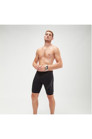 Speedo Hyper Boom Placement Jammer Erkek Mayo Siyah