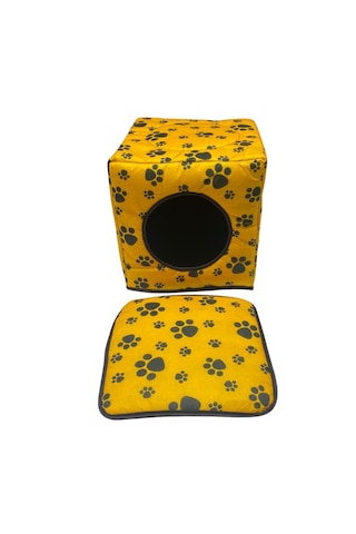 Potipet Kedi Evi Kedi Yatağı Kedi Koltuğu Kedi Minderi Şiltesi